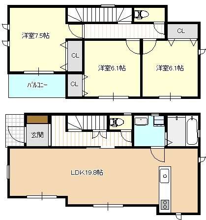 リナージュ東広島市黒瀬町切田が丘23-1期　NO.1