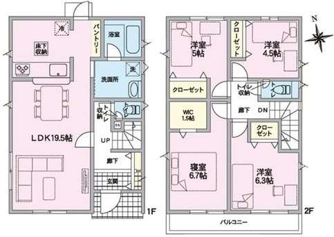 クレイドルガーデン熊野町城之堀１丁目第8　NO.6